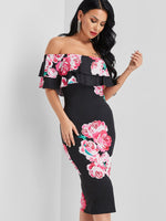 Custom Halter Neck Chiffon Dress