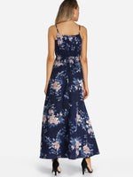 NEW FEELING Womens Navy Floral Dresses