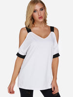 OEM Ladies White T-Shirts