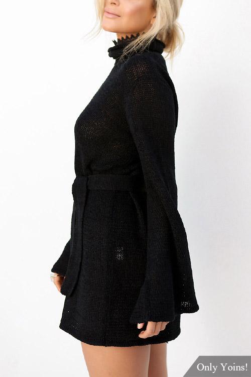 OEM Ladies Black Casual Dresses