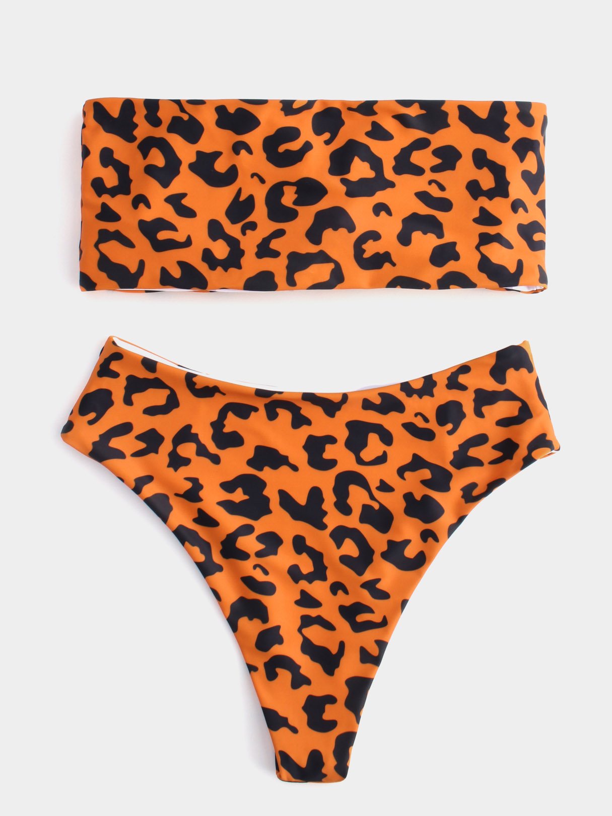 NEW FEELING Womens Orange Bikinis