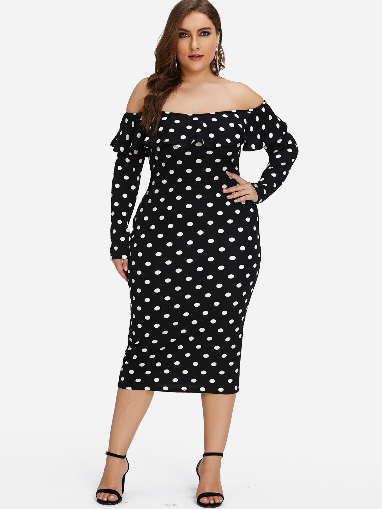 OEM ODM Womens Long Sleeve Plus Size Dress