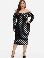 OEM ODM Womens Long Sleeve Plus Size Dress