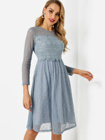 ODM Ladies 3/4 Sleeve Midi Dress