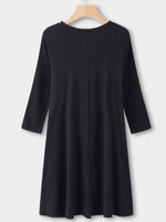 NEW FEELING Womens Black Midi Dresses