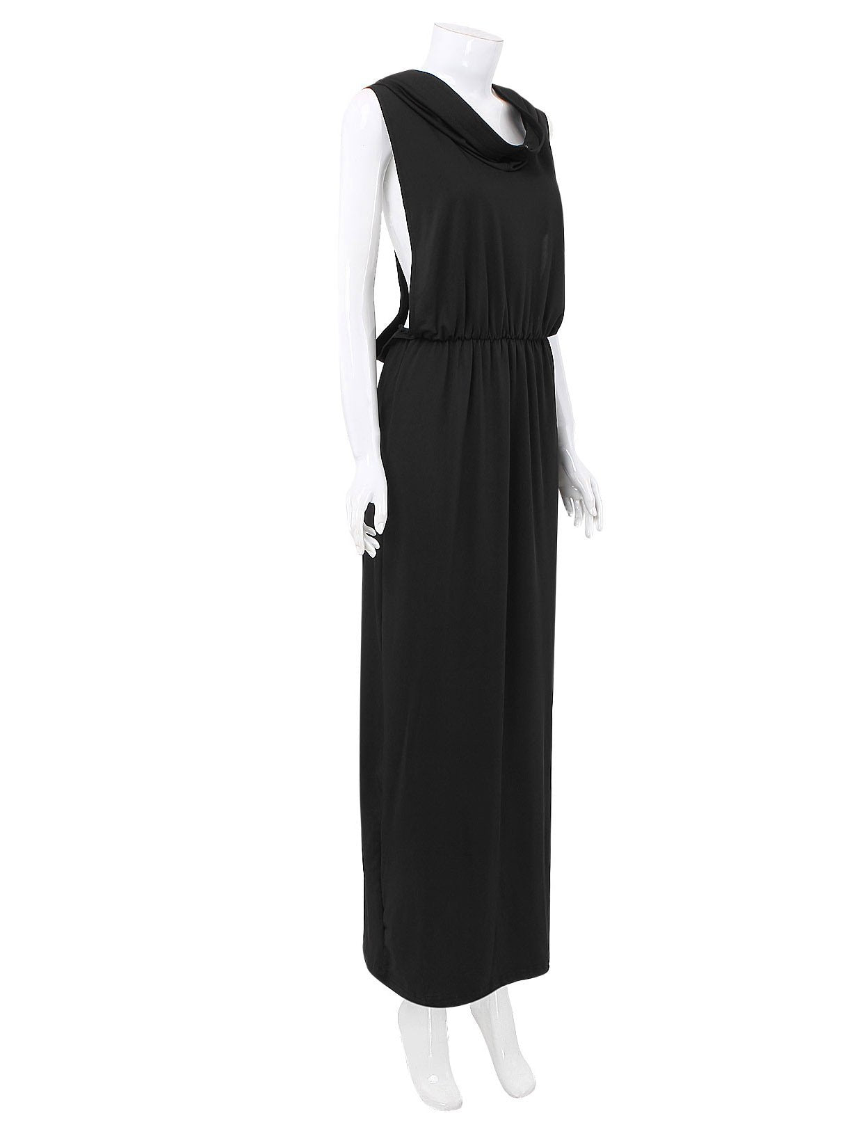 OEM Ladies Black Maxi Dresses