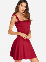 OEM Ladies Red Mini Dresses