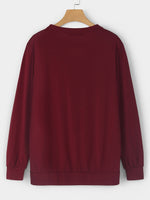 NEW FEELING Womens Burgundy T-Shirts