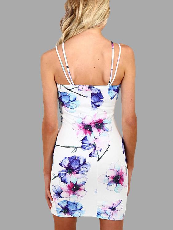 NEW FEELING Womens White Mini Dresses