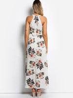 NEW FEELING Womens White Floral Dresses