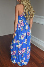 NEW FEELING Womens Blue Maxi Dresses