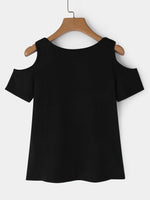 OEM Ladies Black T-Shirts