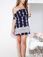 ODM Ladies Short Sleeve Mini Dress