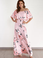 OEM ODM Womens Short Sleeve Maxi Dresses