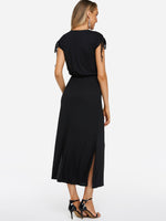 NEW FEELING Womens Black Maxi Dresses