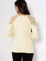 NEW FEELING Womens Beige T-Shirts