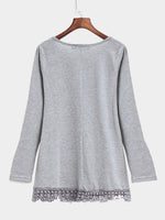 NEW FEELING Womens Grey T-Shirts