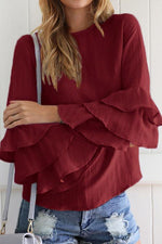 ODM Ladies Long Sleeve Blouses