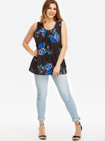 OEM ODM Womens Sleeveless Plus Size Tops