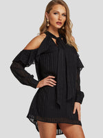 OEM Ladies Black Mini Dresses