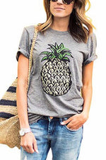 Wholesale Round Neck Short Sleeve Grey T-Shirts