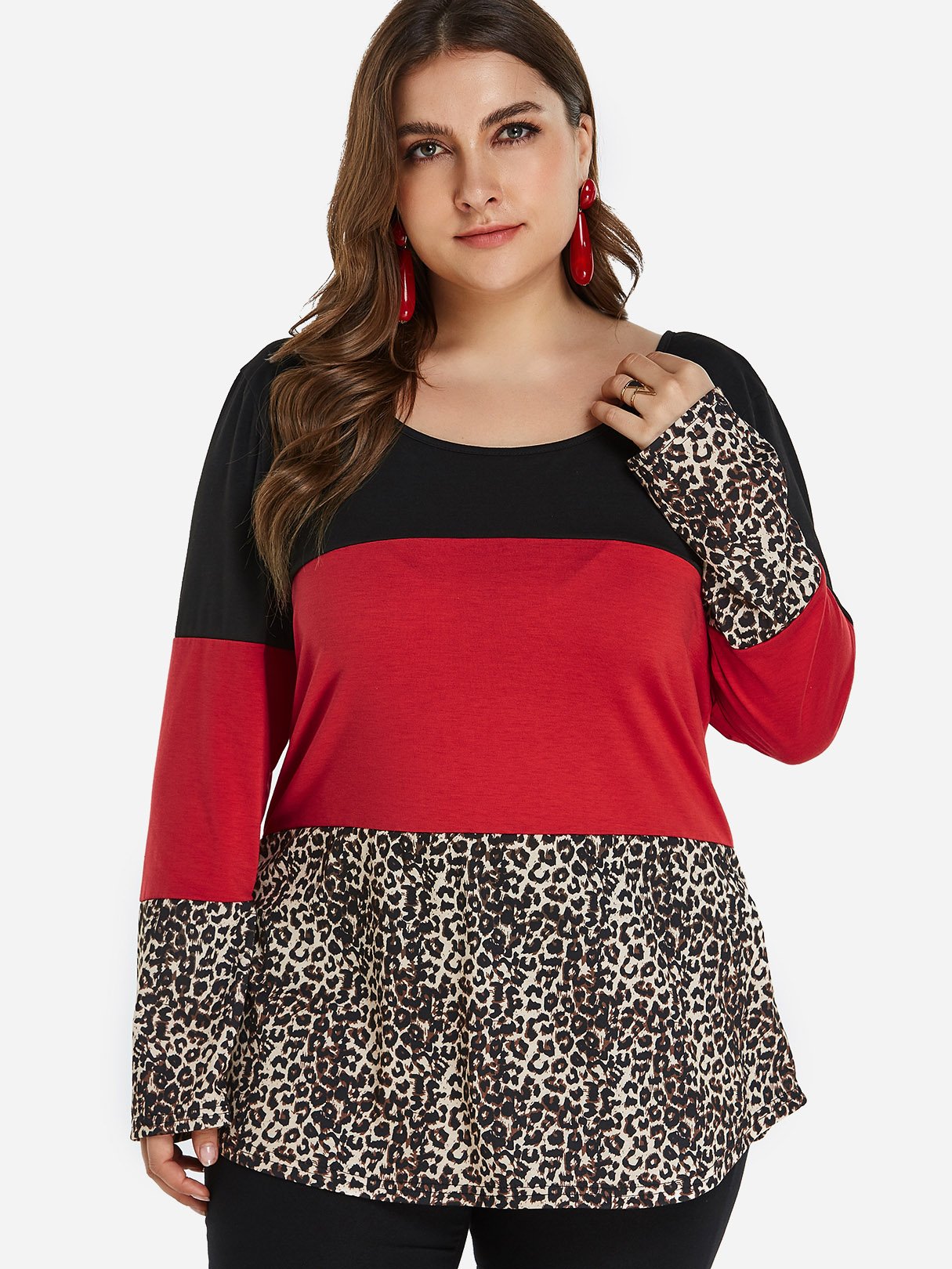 Custom Ladies Plus Size Cotton Blouses