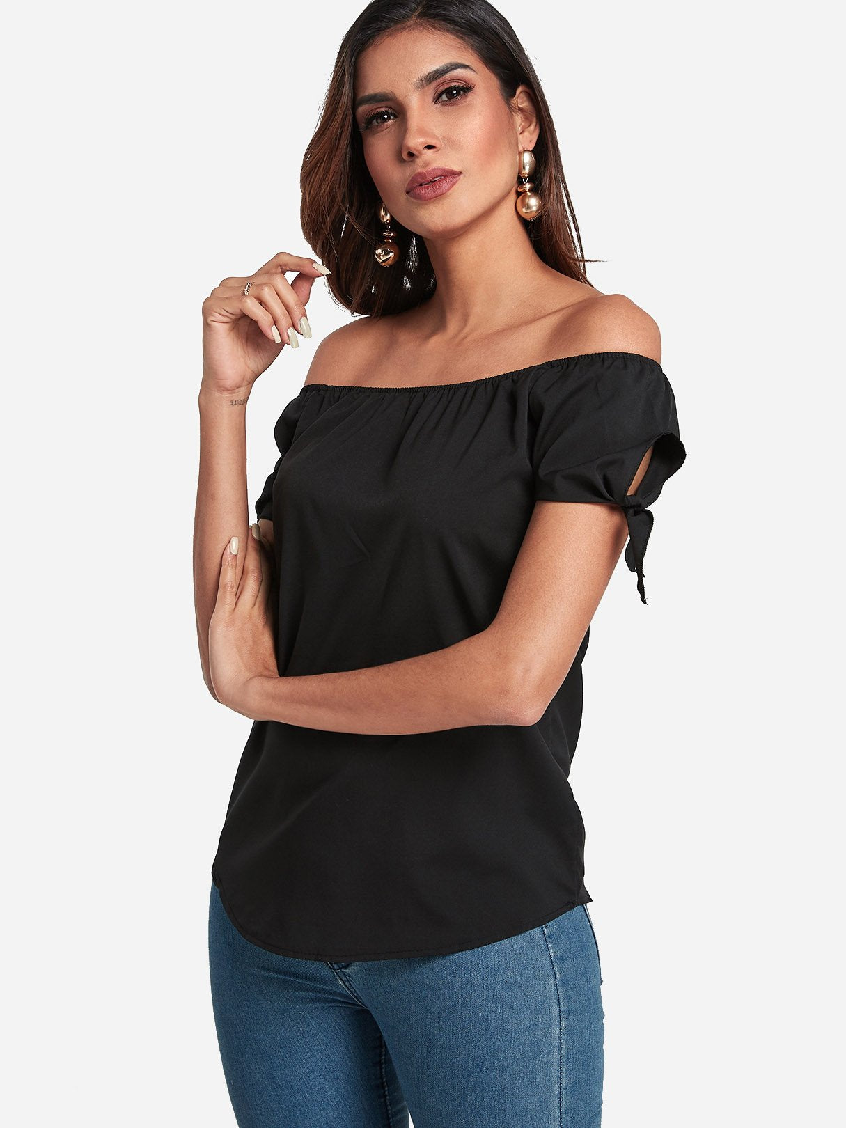 Custom Ladies Off The Shoulder Top