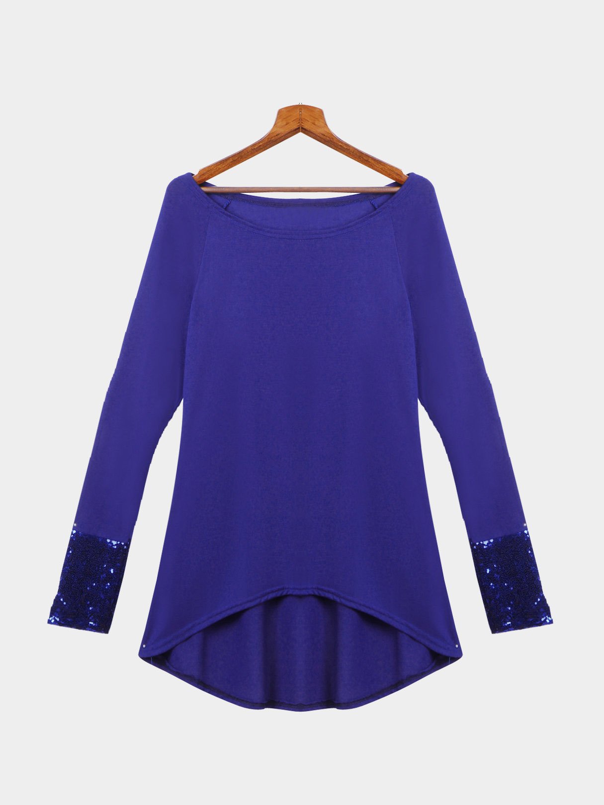 NEW FEELING Womens Blue T-Shirts