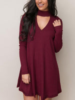 ODM Ladies Long Sleeve Mini Dress
