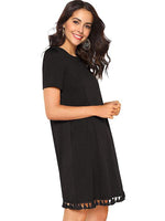 Custom Where To Buy Black Lace Dress