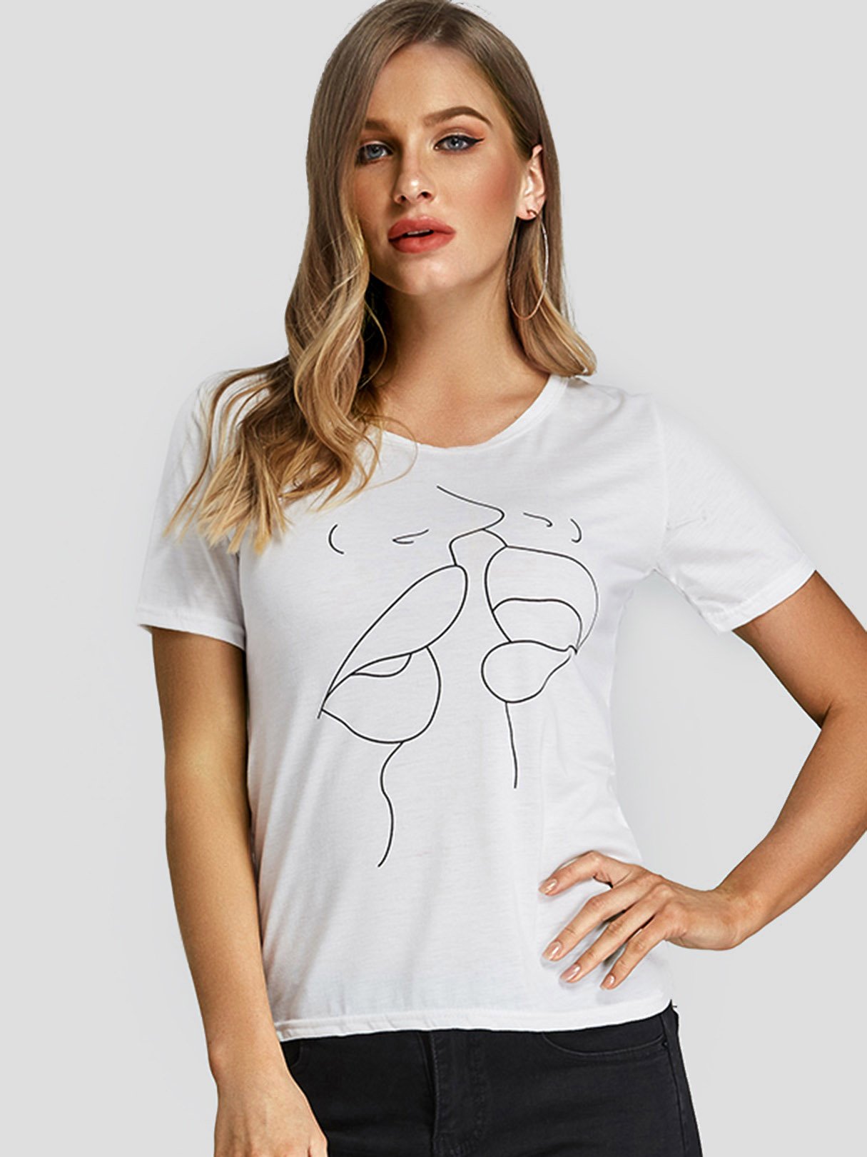 ODM Ladies Short Sleeve T-Shirts
