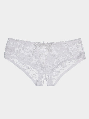 Wholesale Plain Lace Bowknot Plus Size Intimates