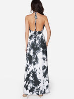 Custom Ladies Deep V Neck Maxi Dresses