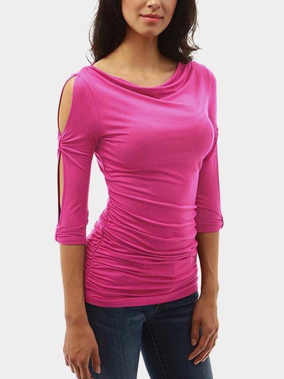 OEM Ladies Pink T-Shirts