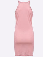 OEM Ladies Pink Mini Dresses