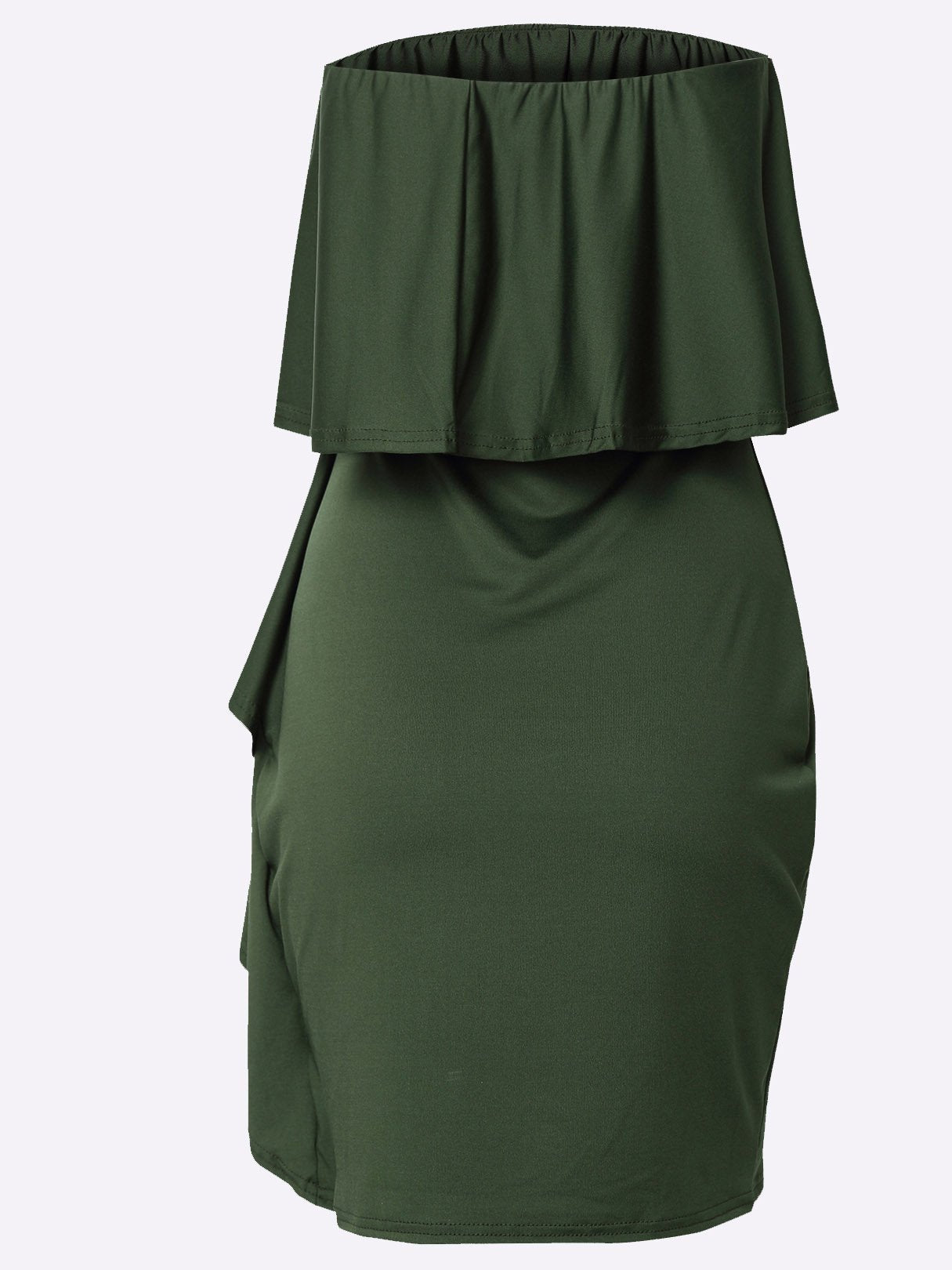 OEM Ladies Army Green Mini Dresses