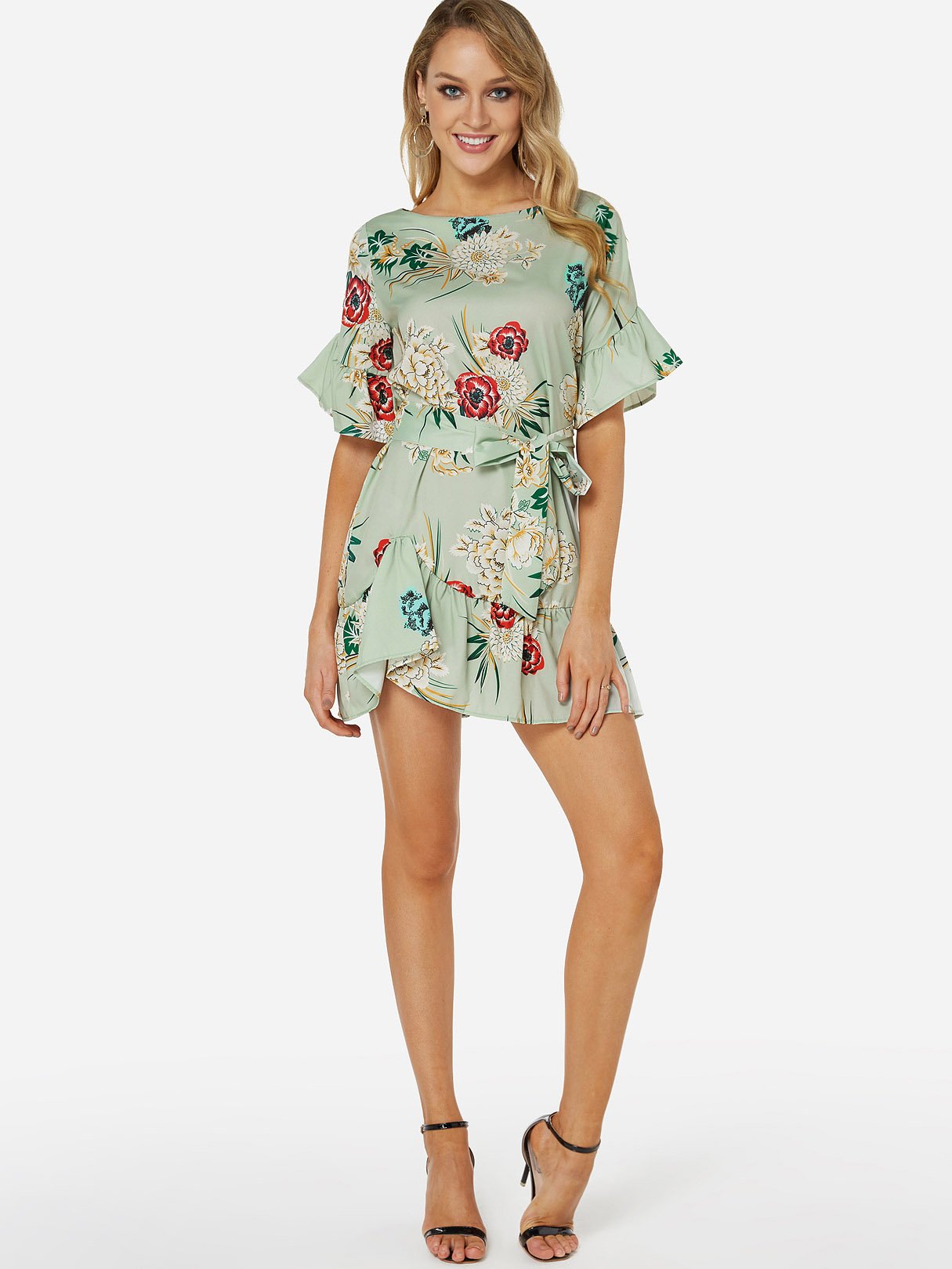 OEM ODM Yellow Mid Length Dress