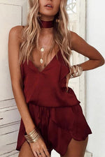 NEW FEELING Womens Burgundy Two Piece Outfits