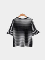 NEW FEELING Womens Black T-Shirts