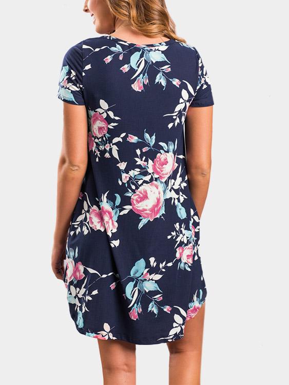 NEW FEELING Womens Navy Mini Dresses