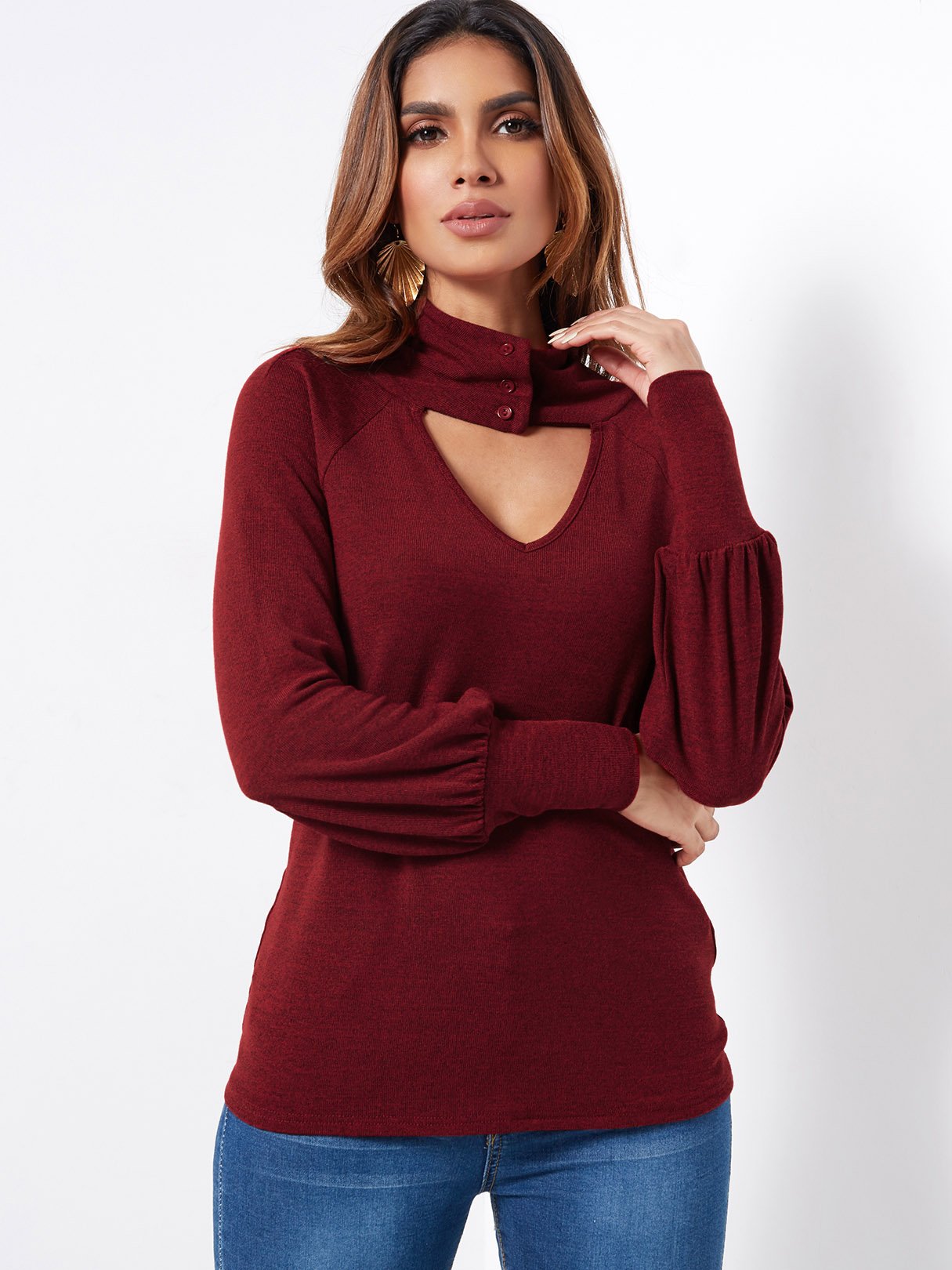 OEM Ladies Burgundy T-Shirts