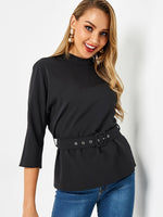 OEM Ladies Black T-Shirts