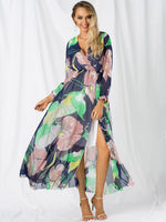 ODM Ladies Long Sleeve Maxi Dress