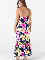 NEW FEELING Womens Floral Plus Size Dresses
