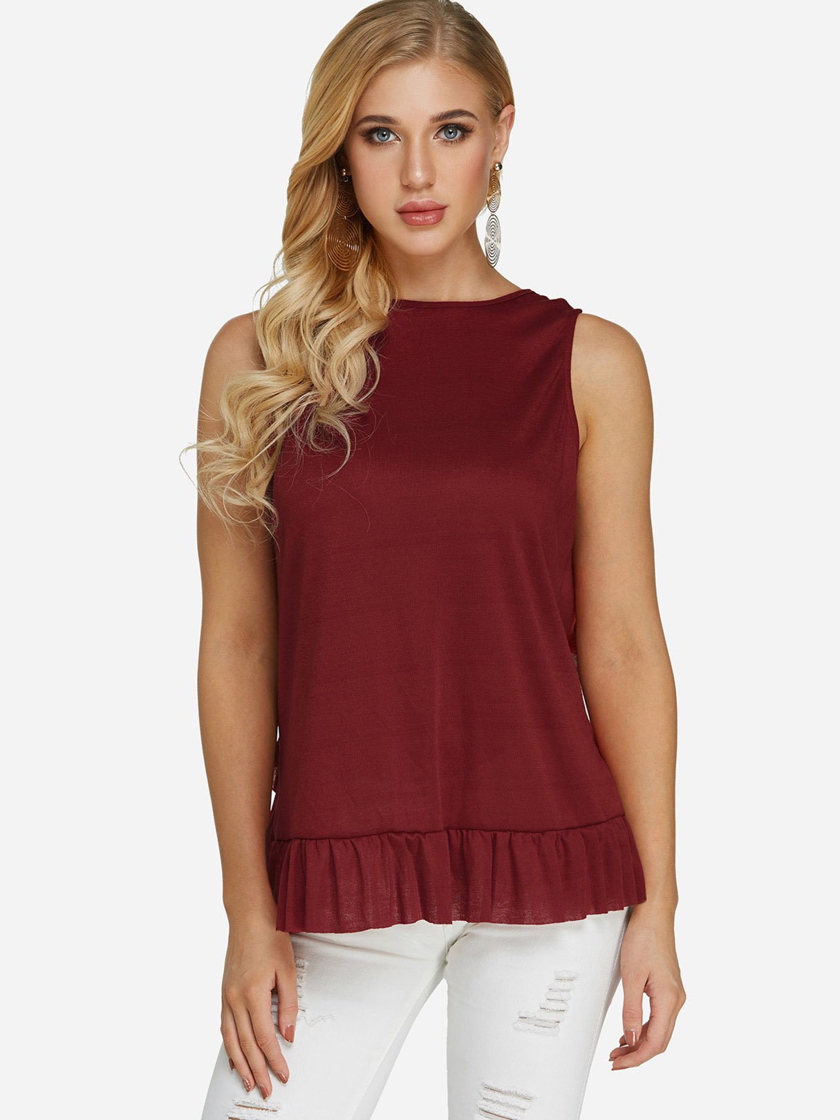 OEM Ladies Burgundy Camis