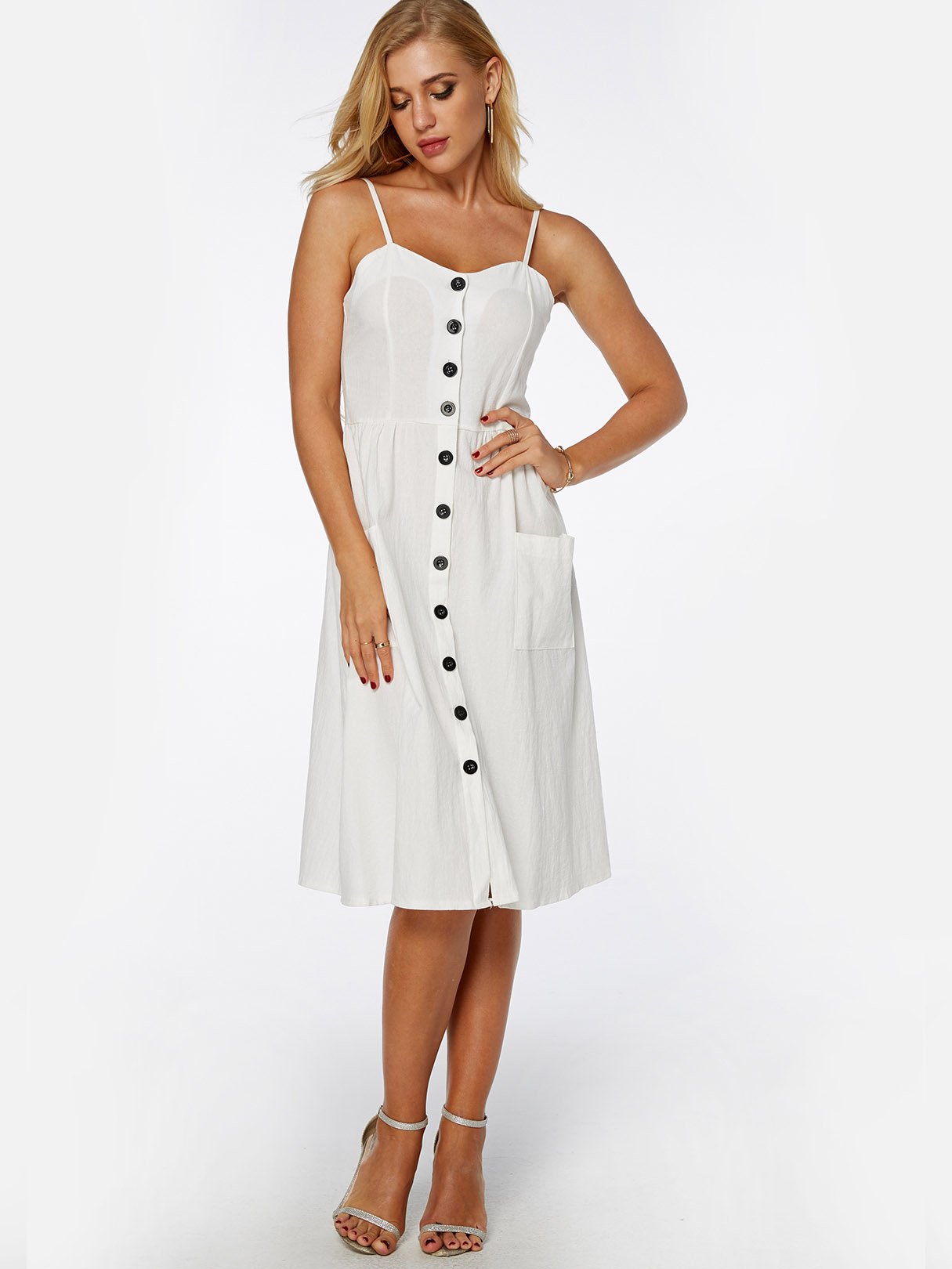 Womens Sleeveless Sexy Dress