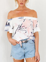 ODM Ladies Short Sleeve Blouses