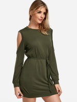 ODM Ladies Long Sleeve Casual Dresses