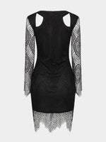 NEW FEELING Womens Black Mini Dresses