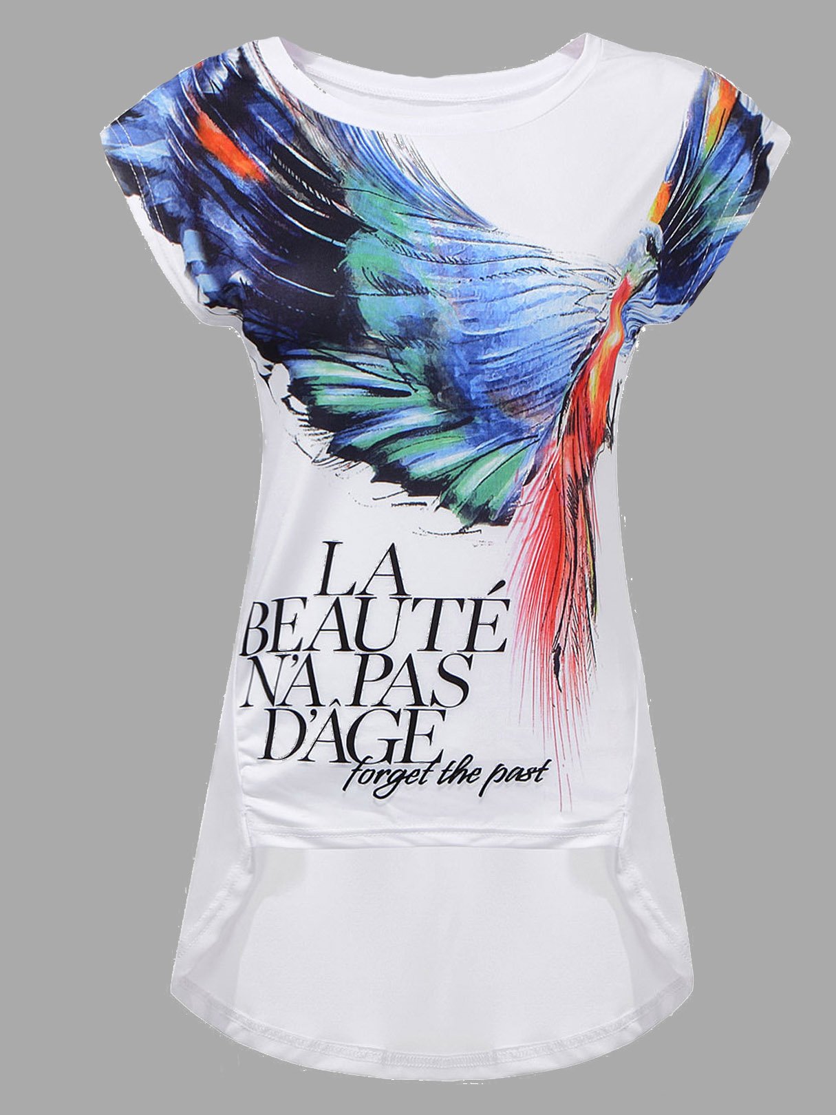 Wholesale Dip Back Hem T-Shirt